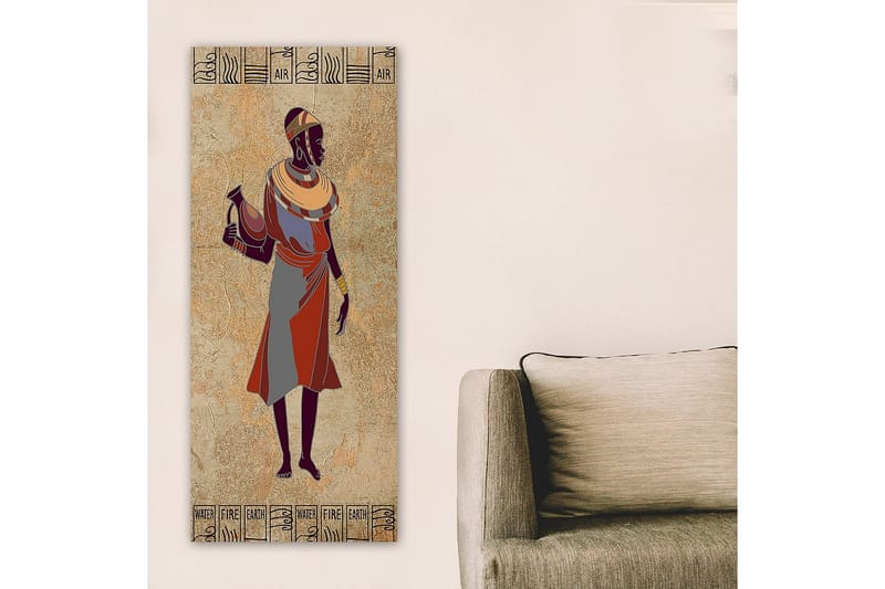 Canvastavla DKY World Cultures Flerfärgad - 50x120 cm - Inredning - Tavlor & konst - Canvastavlor
