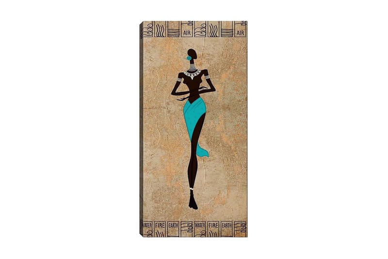 Canvastavla DKY World Cultures Flerfärgad - 50x120 cm - Inredning - Tavlor & konst - Canvastavlor