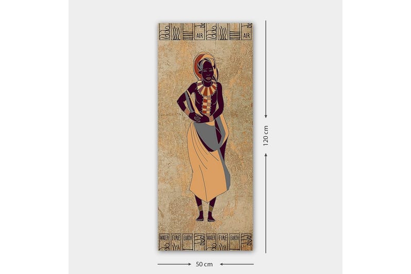 Canvastavla DKY World Cultures Flerfärgad - 50x120 cm - Inredning - Tavlor & konst - Canvastavlor