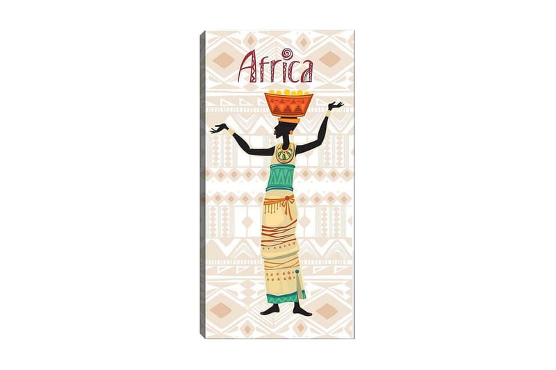 Canvastavla DKY World Cultures Flerfärgad - 50x120 cm - Inredning - Tavlor & konst - Canvastavlor