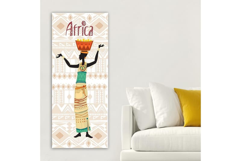 Canvastavla DKY World Cultures Flerfärgad - 50x120 cm - Inredning - Tavlor & konst - Canvastavlor