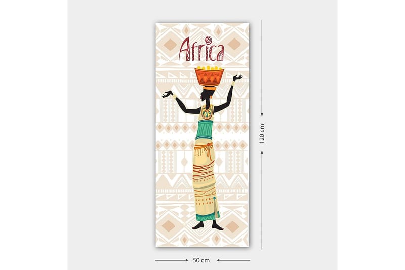 Canvastavla DKY World Cultures Flerfärgad - 50x120 cm - Inredning - Tavlor & konst - Canvastavlor