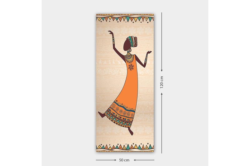 Canvastavla DKY World Cultures Flerfärgad - 50x120 cm - Inredning - Tavlor & konst - Canvastavlor