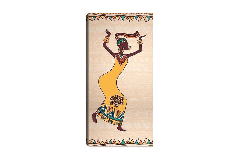 Canvastavla DKY World Cultures Flerfärgad - 50x120 cm - Inredning - Tavlor & konst - Canvastavlor