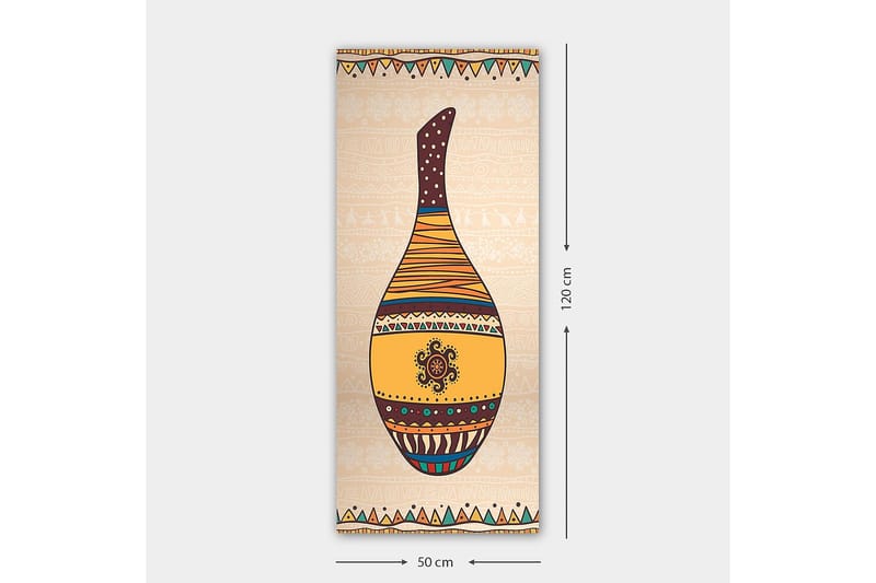 Canvastavla DKY World Cultures Flerfärgad - 50x120 cm - Inredning - Tavlor & konst - Canvastavlor