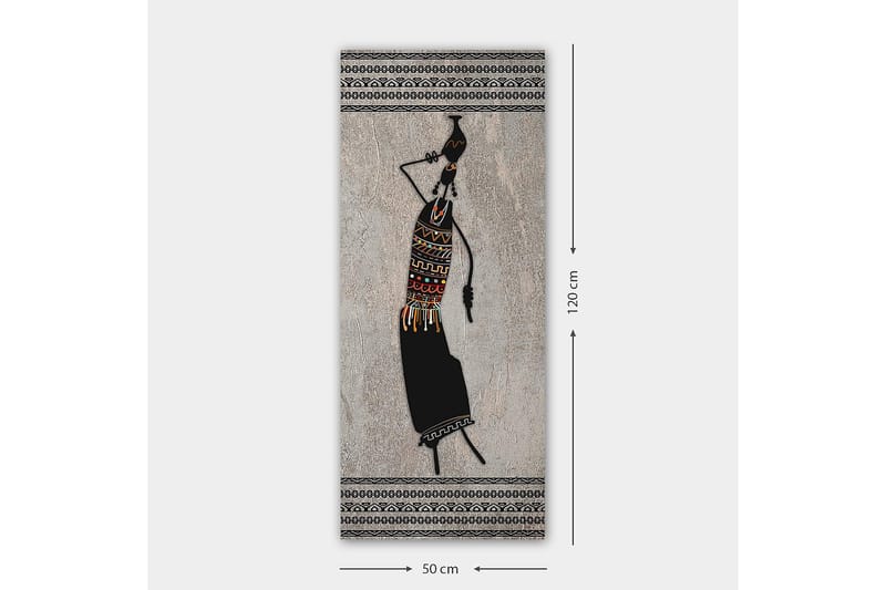 Canvastavla DKY World Cultures Flerfärgad - 50x120 cm - Inredning - Tavlor & konst - Canvastavlor