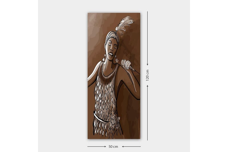 Canvastavla DKY World Cultures Flerfärgad - 50x120 cm - Inredning - Tavlor & konst - Canvastavlor