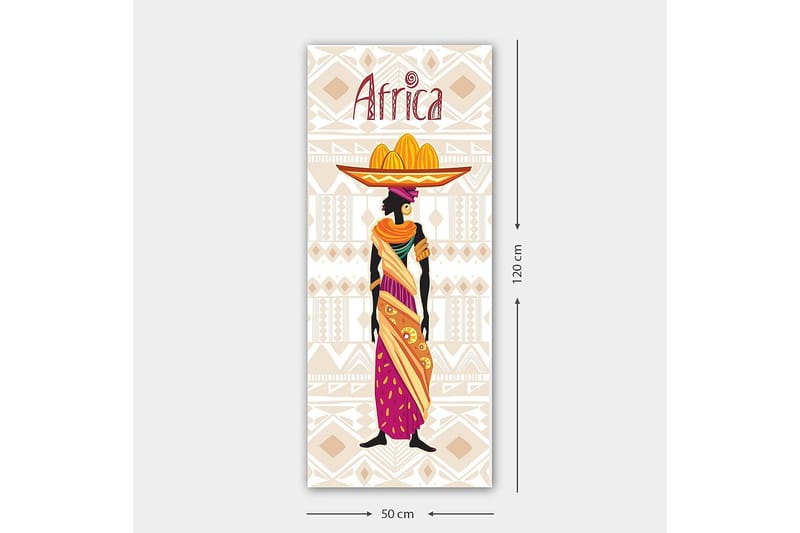 Canvastavla DKY World Cultures Flerfärgad - 50x120 cm - Inredning - Tavlor & konst - Canvastavlor