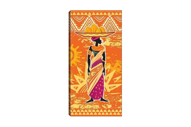 Canvastavla DKY World Cultures Flerfärgad - 50x120 cm - Inredning - Tavlor & konst - Canvastavlor