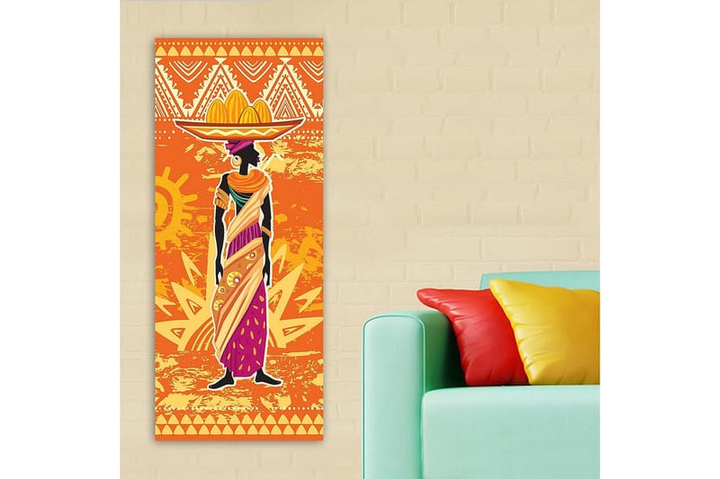 Canvastavla DKY World Cultures Flerfärgad - 50x120 cm - Inredning - Tavlor & konst - Canvastavlor