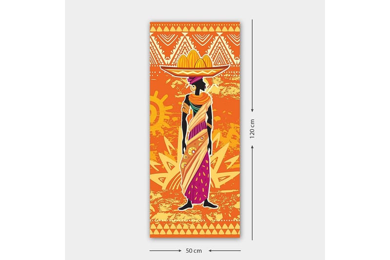 Canvastavla DKY World Cultures Flerfärgad - 50x120 cm - Inredning - Tavlor & konst - Canvastavlor