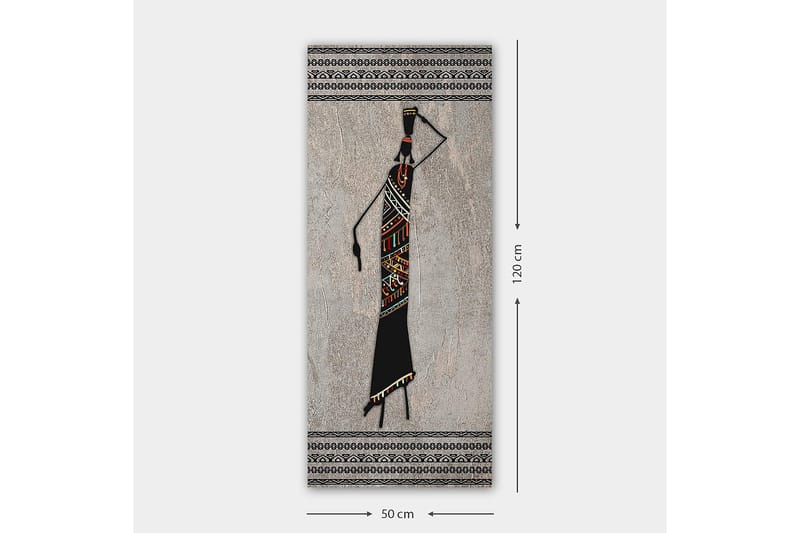 Canvastavla DKY World Cultures Flerfärgad - 50x120 cm - Inredning - Tavlor & konst - Canvastavlor