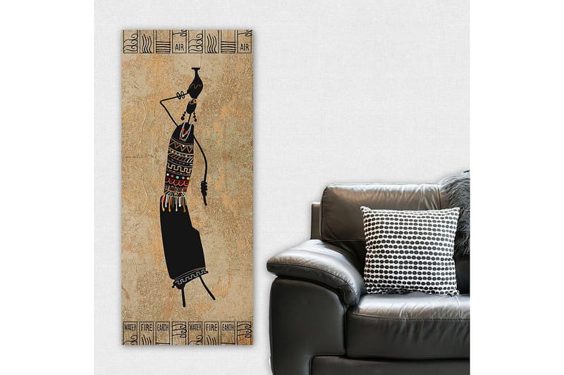 Canvastavla DKY World Cultures Flerfärgad - 50x120 cm - Inredning - Tavlor & konst - Canvastavlor