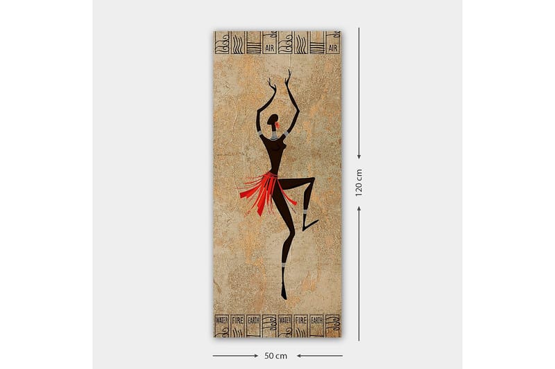 Canvastavla DKY World Cultures Flerfärgad - 50x120 cm - Inredning - Tavlor & konst - Canvastavlor