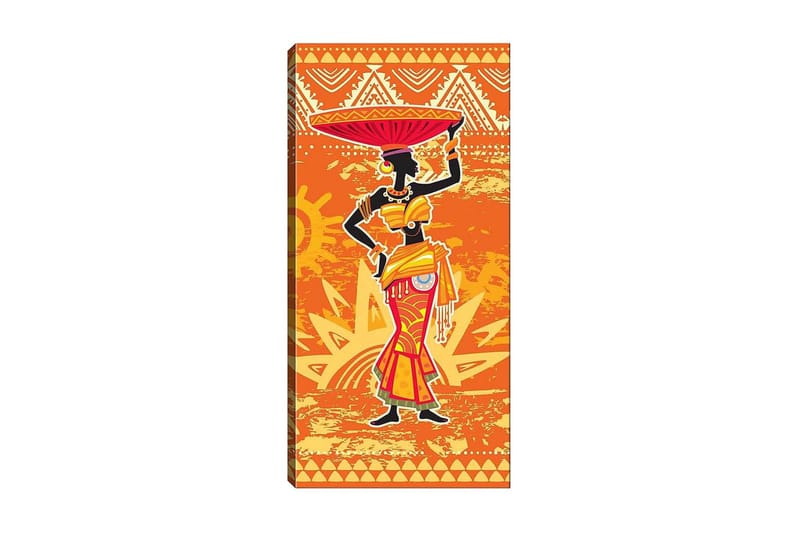 Canvastavla DKY World Cultures Flerfärgad - 50x120 cm - Inredning - Tavlor & konst - Canvastavlor