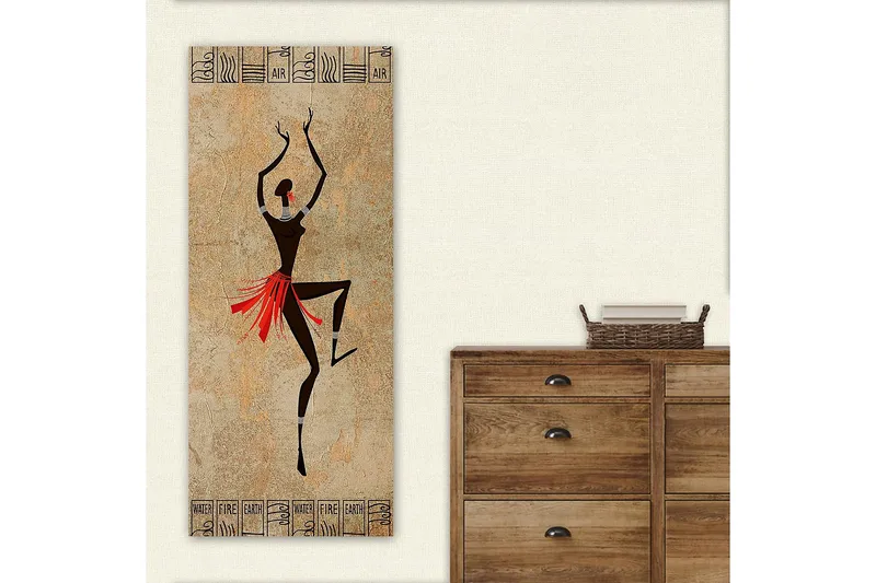 Canvastavla DKY World Cultures Flerfärgad - 50x120 cm - Inredning - Tavlor & konst - Canvastavlor