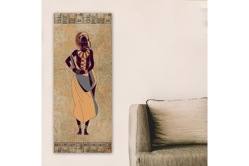 Canvastavla DKY World Cultures Flerfärgad - 50x120 cm - Inredning - Tavlor & konst - Canvastavlor