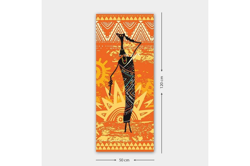 Canvastavla DKY World Cultures Flerfärgad - 50x120 cm - Inredning - Tavlor & konst - Canvastavlor