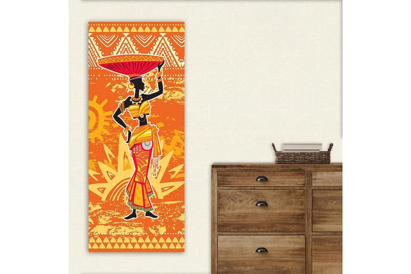 Canvastavla DKY World Cultures Flerfärgad - 50x120 cm - Inredning - Tavlor & konst - Canvastavlor