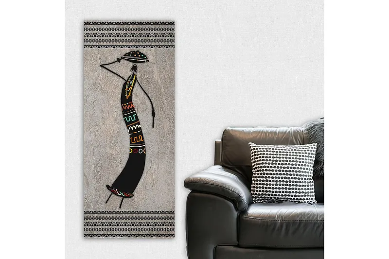 Canvastavla DKY World Cultures Flerfärgad - 50x120 cm - Inredning - Tavlor & konst - Canvastavlor