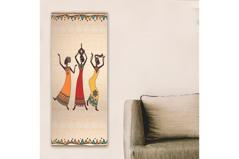 Canvastavla DKY World Cultures Flerfärgad - 50x120 cm - Inredning - Tavlor & konst - Canvastavlor