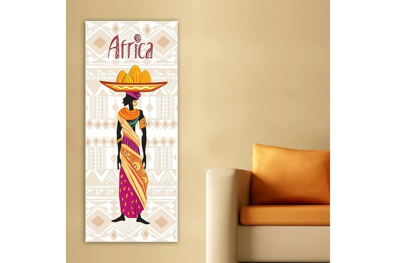 Canvastavla DKY World Cultures Flerfärgad - 50x120 cm - Inredning - Tavlor & konst - Canvastavlor
