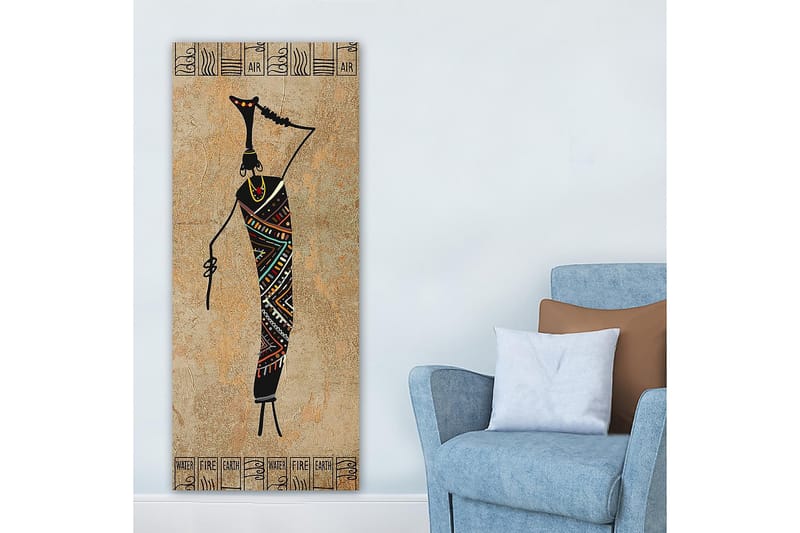 Canvastavla DKY World Cultures Flerfärgad - 50x120 cm - Inredning - Tavlor & konst - Canvastavlor