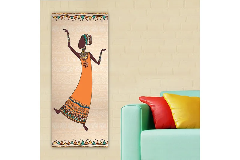 Canvastavla DKY World Cultures Flerfärgad - 50x120 cm - Inredning - Tavlor & konst - Canvastavlor