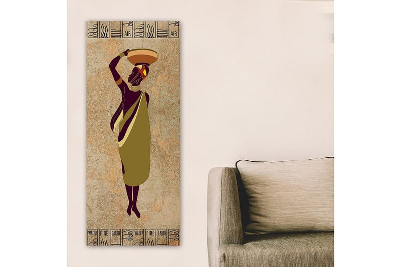 Canvastavla DKY World Cultures Flerfärgad - 50x120 cm - Inredning - Tavlor & konst - Canvastavlor