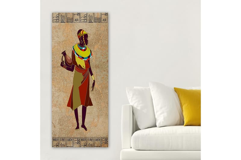 Canvastavla DKY World Cultures Flerfärgad - 50x120 cm - Inredning - Tavlor & konst - Canvastavlor