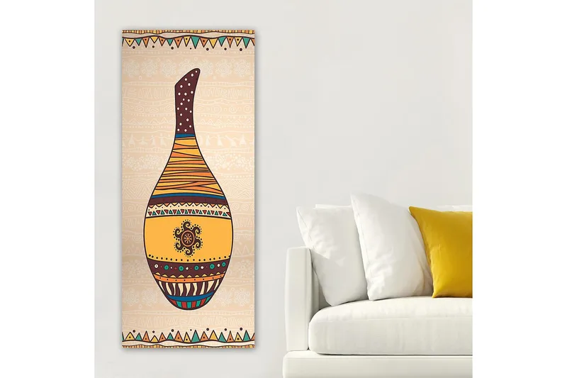 Canvastavla DKY World Cultures Flerfärgad - 50x120 cm - Inredning - Tavlor & konst - Canvastavlor
