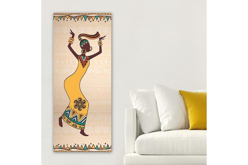 Canvastavla DKY World Cultures Flerfärgad - 50x120 cm - Inredning - Tavlor & konst - Canvastavlor