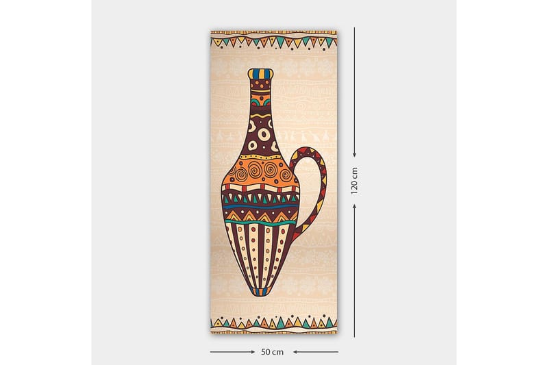 Canvastavla DKY World Cultures Flerfärgad - 50x120 cm - Inredning - Tavlor & konst - Canvastavlor