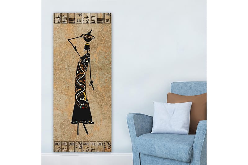 Canvastavla DKY World Cultures Flerfärgad - 50x120 cm - Inredning - Tavlor & konst - Canvastavlor
