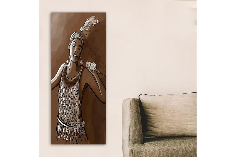 Canvastavla DKY World Cultures Flerfärgad - 50x120 cm - Inredning - Tavlor & konst - Canvastavlor