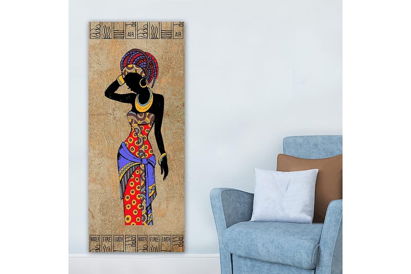 Canvastavla DKY World Cultures Flerfärgad - 50x120 cm - Inredning - Tavlor & konst - Canvastavlor