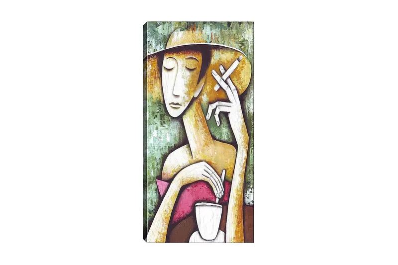 Canvastavla DKY People Flerfärgad, 50x120 cm