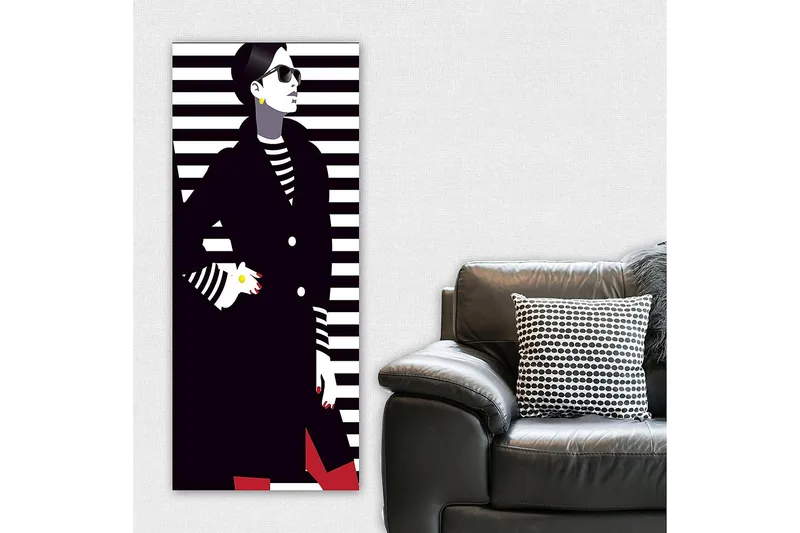 Canvastavla DKY People Flerfärgad - 50x120 cm - Inredning - Tavlor & konst - Canvastavlor