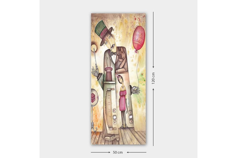 Canvastavla DKY People Flerfärgad - 50x120 cm - Inredning - Tavlor & konst - Canvastavlor