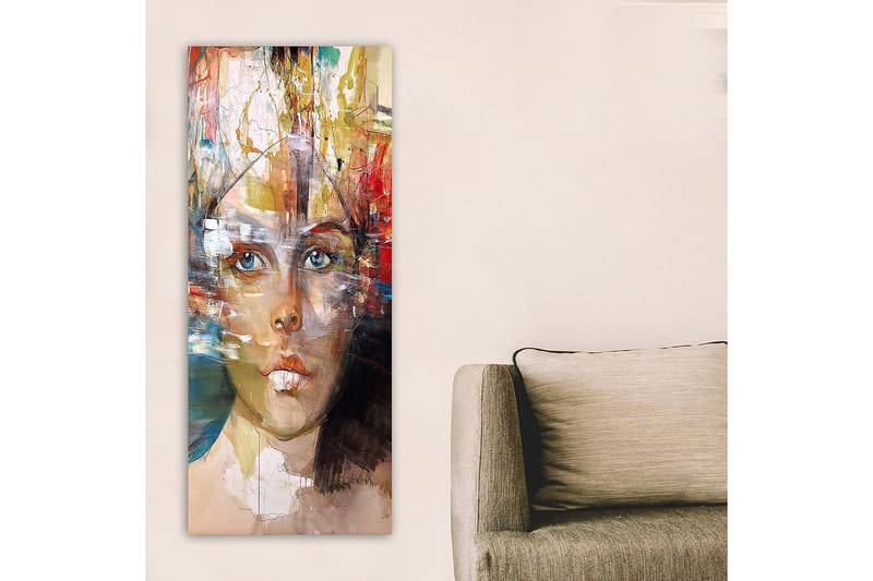 Canvastavla DKY People Flerfärgad - 50x120 cm - Inredning - Tavlor & konst - Canvastavlor