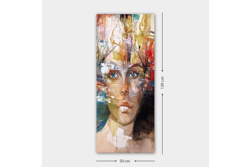 Canvastavla DKY People Flerfärgad - 50x120 cm - Inredning - Tavlor & konst - Canvastavlor