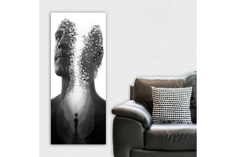 Canvastavla DKY People Flerfärgad - 50x120 cm - Inredning - Tavlor & konst - Canvastavlor