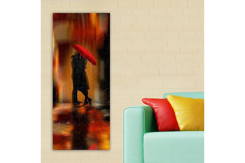Canvastavla DKY People Flerfärgad - 50x120 cm - Inredning - Tavlor & konst - Canvastavlor