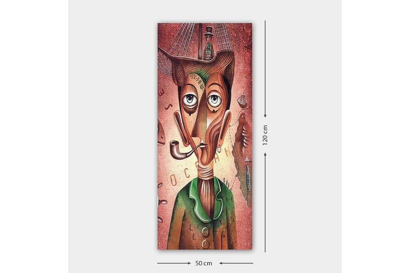 Canvastavla DKY People Flerfärgad - 50x120 cm - Inredning - Tavlor & konst - Canvastavlor