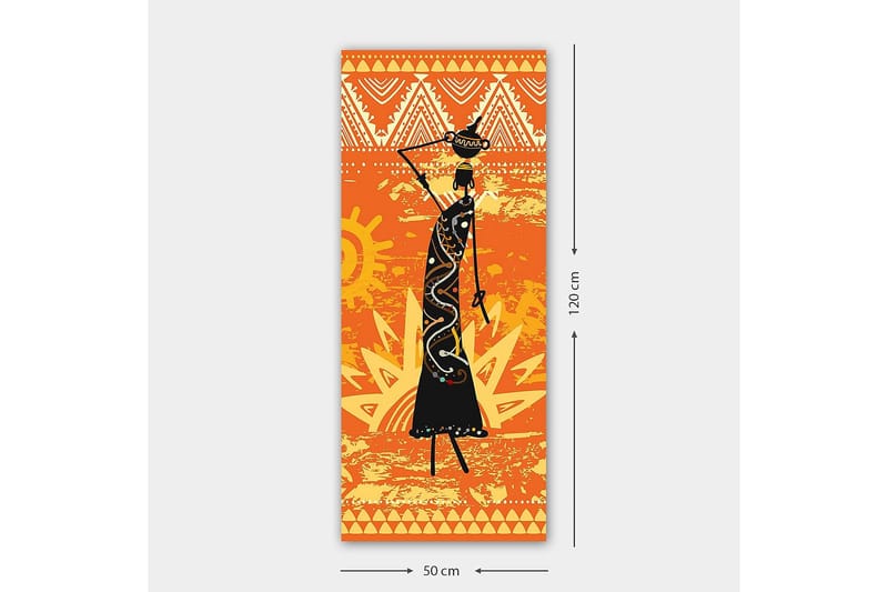 Canvastavla DKY People Flerfärgad - 50x120 cm - Inredning - Tavlor & konst - Canvastavlor