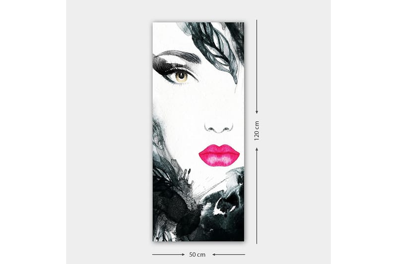 Canvastavla DKY People Flerfärgad - 50x120 cm - Inredning - Tavlor & konst - Canvastavlor