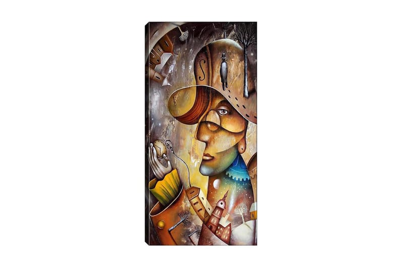 Canvastavla DKY People Flerfärgad - 50x120 cm - Inredning - Tavlor & konst - Canvastavlor
