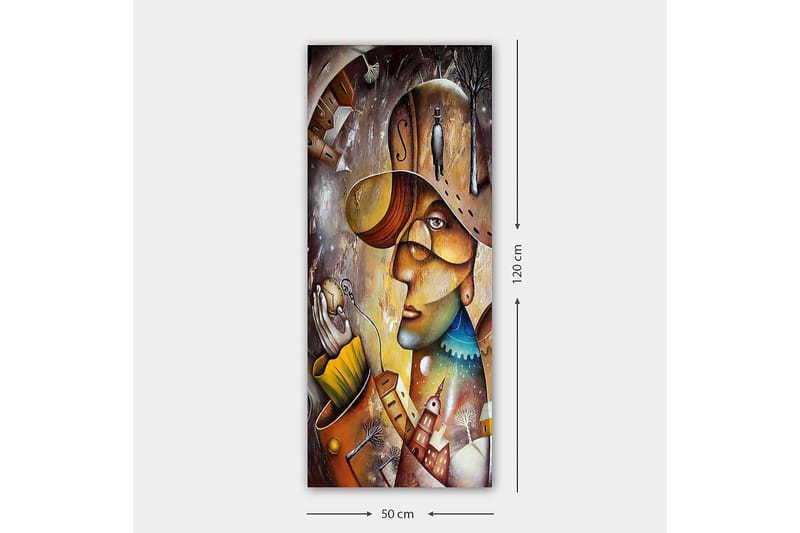 Canvastavla DKY People Flerfärgad - 50x120 cm - Inredning - Tavlor & konst - Canvastavlor