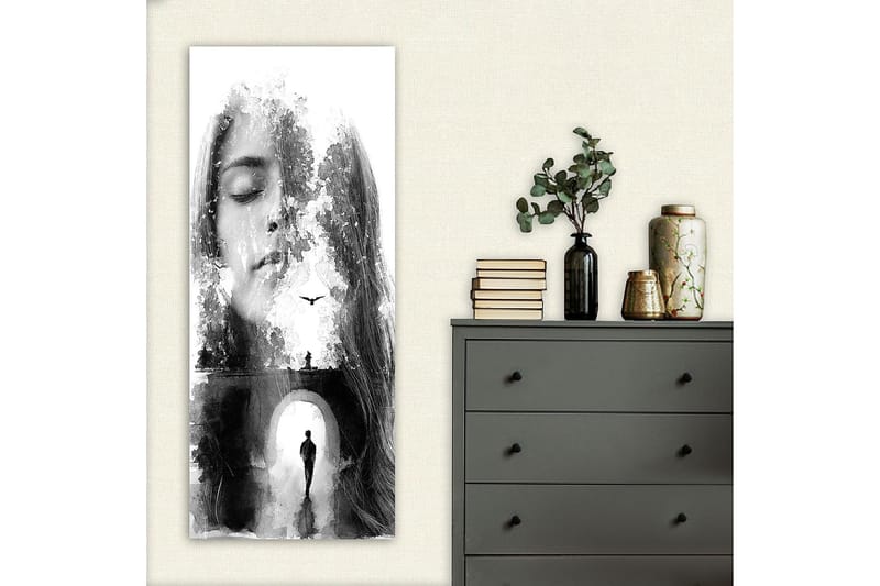 Canvastavla DKY People Flerfärgad - 50x120 cm - Inredning - Tavlor & konst - Canvastavlor