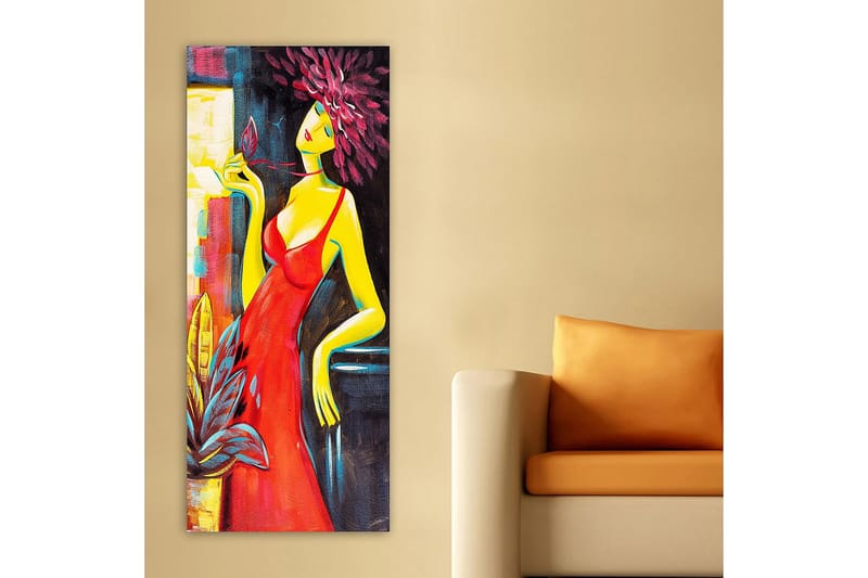 Canvastavla DKY People Flerfärgad - 50x120 cm - Inredning - Tavlor & konst - Canvastavlor